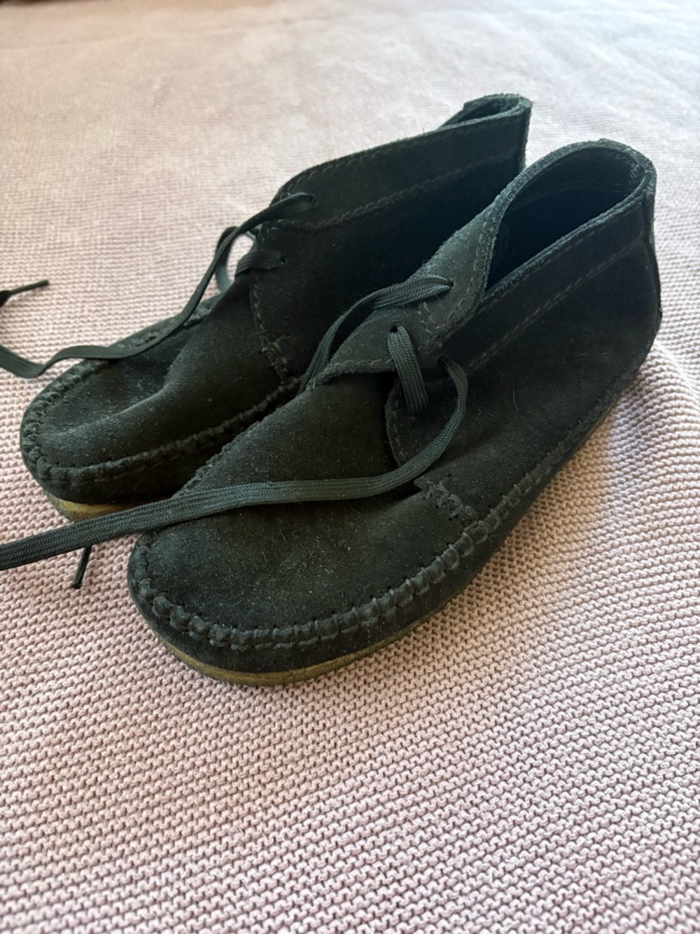 Clarks Classic Suede Lace-Up Boots